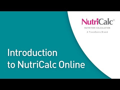 Introduction To NutriCalc - The Original Nutrition Calculation Software - 2022 Updates!