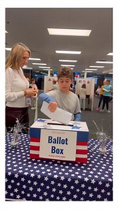 22 reactions | ️ Election Day is here, and our elementary students...