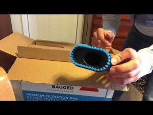 Bissell powerforce bagged 1739 unboxing and assembly