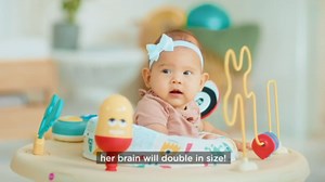 ORIBEL PortaPlay Baby Activity Center | Monsterland Adventures | Extra Quantity of Toys | Grow with Me, Convertible to Play Table | Entertaining & Stage Based Toys