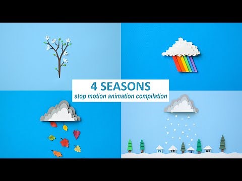 Stop Motion Animation Compilation: The Seasons