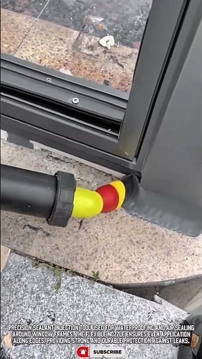Sealant Injection Tool: Precision Edge Sealing for Window Frames