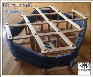 DIY Yarn Swift