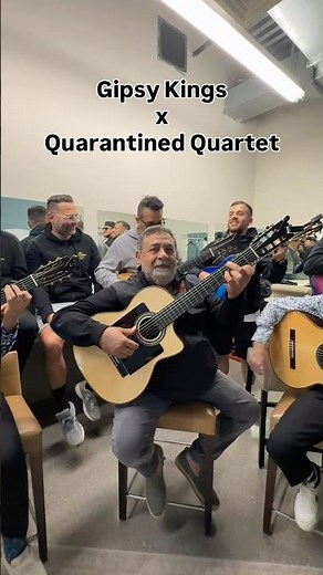 Gipsy Kings backstage with Quarantined Quartet!
