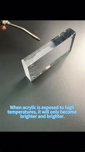 1.9K views | Acrylic High Temperature Resistance Test: A "Transparent Miracle" That Shines Brighter Under High Temperatures When high temperatures arrive, acrylic enters its "shining moment"— #BTOB #Acrylic #AcrylicProducts | Acrylic Display Mia | Facebook
