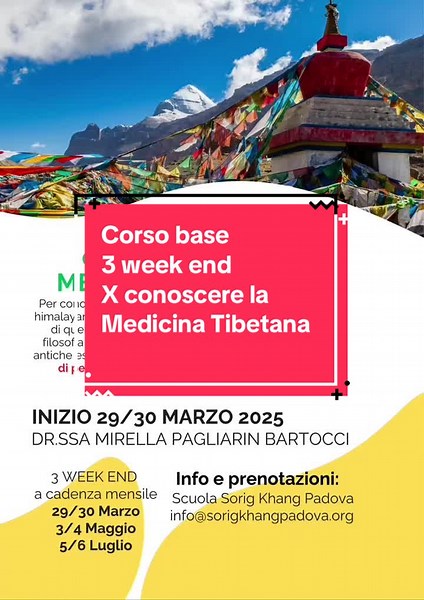 Un passo x volta, un ingresso morbido per conoscere la Medicina Tibetana, ANTICA MILLENNI E SEMPRE PIÙ DIFFUSA IN OCCIDENTE! Con la dr.ssa Mirella Pagliarin Bartocci #sorigkhangpadova #medicinatibetana #corsomassaggio #corsomassaggioolistico #moxa #horme #buddha #tibet #sorigkhang #fisioterapia #osteopatia #medicina #massaggioolistico