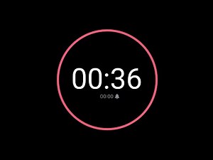 36 Second Countdown Timer / iPhone Timer Style