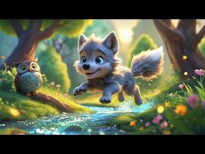 "Little Wolf's Brave Adventure | Kids Nursery Rhyme & 3D Animation"