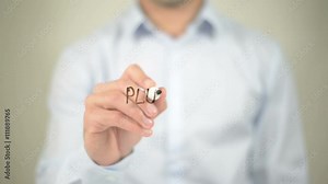 Plug Out, writing on transparent screen