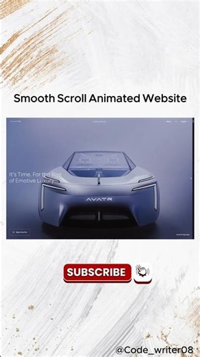 Smooth Scroll Down Animation #shorts #html #css #coding
