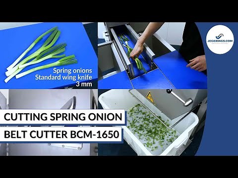 Spring Onion Cutting Machine | Industrial Green Onion Cutter BCM-1650