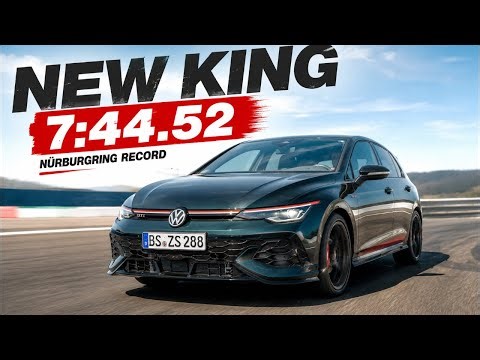 Volkswagen Golf GTI Edition 50 Breaks Nürburgring Record and Beats Civic Type R