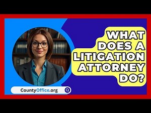 What Does A Litigation Attorney Do? - CountyOffice.org