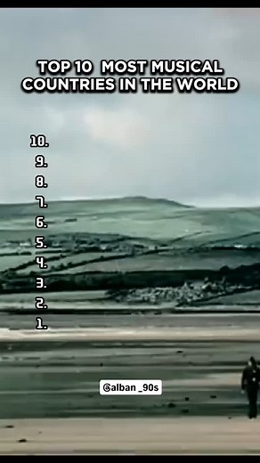 Partie_271 Top 10 Most Musical Countries in the World ?#music #love #concert #art #musica #photography #fashion #live #photo #fyp | Alban Alban