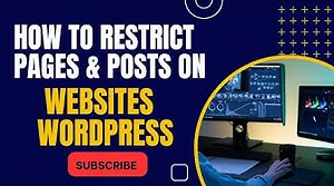 How to restrict Pages to users on WordPress Websites wordpress wordpresstutorial