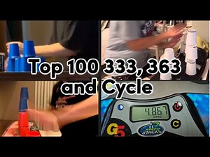 Sport Stacking: Top 100 333, 363 and Cycle (2024)