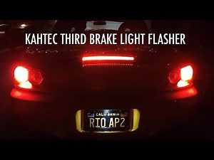 Kahtec Third Brake Light Flasher Install - Honda S2000