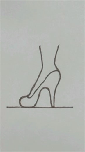 High Heel drawing