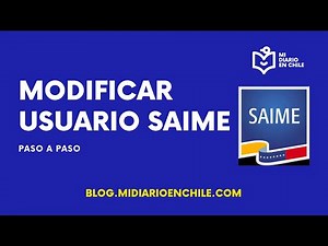 Cómo modificar tu usuario SAIME