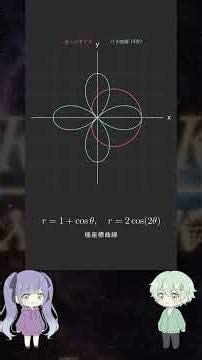 きれいな数学の曲線を紹介します #数学 #サイクロイド #カージオイド #スピログラフ