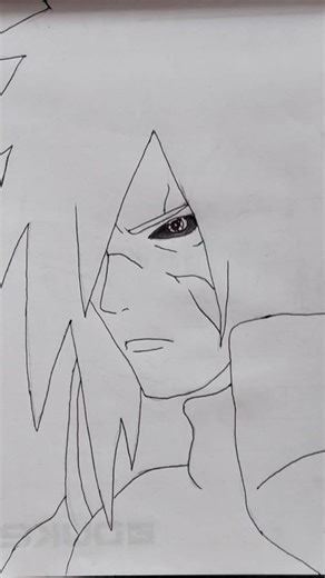 How to draw Madara Uchiha🖌️|#madaraedit |#naruto |#howtodraw |#anime |@Artjourneybegin ||