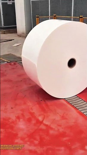 This Machine Moves Giant Paper Rolls Automatically in Factories #machine #automation #industrial
