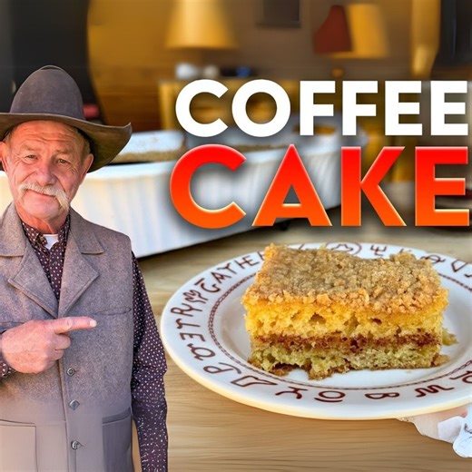 98K views · 3.1K reactions | Old Fashioned Cinnamon Coffee Cake with Crumble Topping | Kent Rollins | Facebook