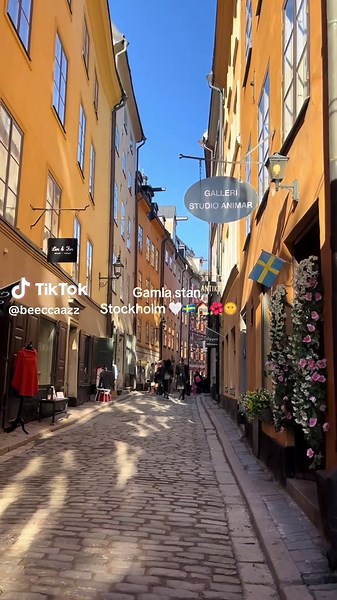 Discover Spring Blooms in Gamla Stan, Stockholm