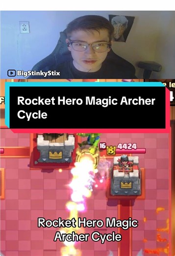 The hero magic archer is super cool #clashroyale #clashroyalememes #bigstinkystix #gaming #viral Clash Royale Clash Royale Deck Clash Royal Best Clash Decks Rocket Cycle Clash Royale Hero Magic Archer New Clash Royale Update