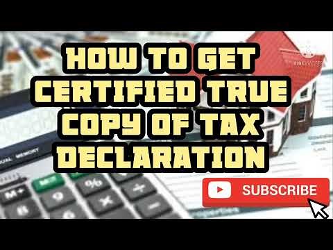 How to get Tax Dec