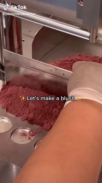 the making of carmel 🫶 #personacosmetics #superblush #mauveblush #blush #behindthescenes #powderblush