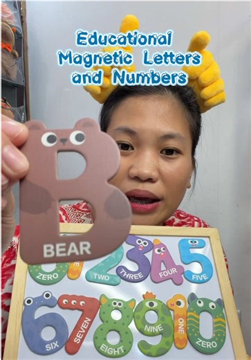 Educational Magnetic Letters and Numbers for Kids