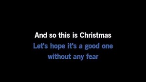 Karaoke Happy Xmas (War Is Over) - Sarah McLachlan - CDG, MP4, KFN - Karaoke Version