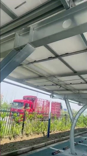 Solar Photovoltaic Parking Shed Structure for Carport, Parking, Garage