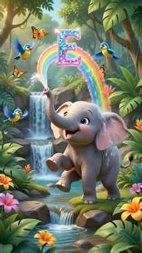 🌈 Learn A to Z Alphabet with Cute 3D Cartoon Characters | ABC Learning for Kids