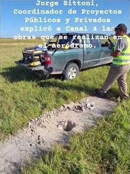 Obras de mantenimiento en el aeródromo