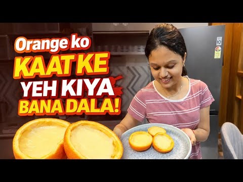 Ghar Pe Thoda Mahol Change Karne Ki Koshish | Orange Posset 😋