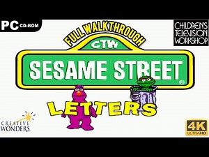 Sesame Street: Letters [PC] Gameplay - 4K60ᶠᵖˢ UHD