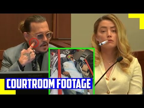Watch Johnny Depp Claim Amber Heard Put Out A Cigarette On His Face After Cutting Off His Finger