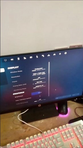 How To Enable Vsync On Fortnite PC Using 75Hz Monitor #fortnite #vsync #fps