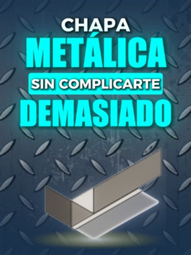 ⚙️ SOLIDWORKS NO ES DIFÍCIL, LO DIFÍCIL ES APRENDER SIN RUTA Si te bloqueas con chapa metálica, probablemente estás intentando modelarla como una pieza sólida normal. 🧐 Y ese es el error. Chapa metálica tiene su propio flujo: croquis, espesor, dobleces, bridas y desarrollo para fabricación. Cuando entiendes esa lógica, dejas de improvisar y empiezas a diseñar con más criterio. 🎯 🔥 Estoy preparando La Ruta Expert, una masterclass gratuita de 4 días para que empieces SolidWorks con más orden y 