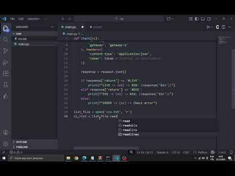 coding python cc checker #python #cybersecurity