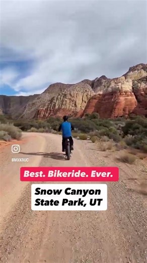 Scenic Bike Ride, Snow Canyon State Park