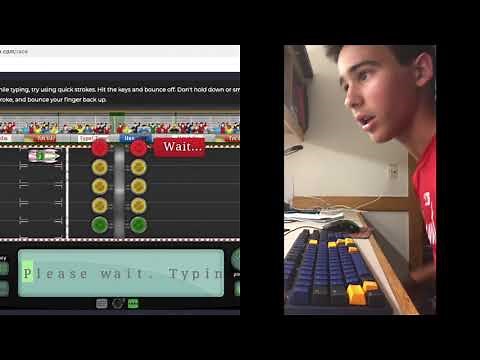 100+ wpm with TWO FINGERS!! - handcam v3