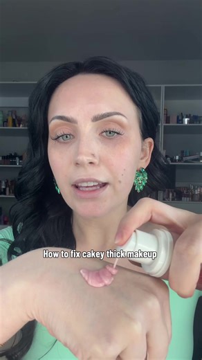 Fix Cakey Foundation: Mix with One Size Beauty B12 Serum