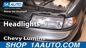 How To Replace Headlights 1990-94 Chevy Lumina