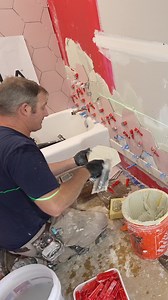 Triggering tile setters 😆😆 #diy #tile #bathroomremodel #homeimprovement #bathroomrenovation #bathroomremodelingteacher | Bathroom Remodeling Teacher