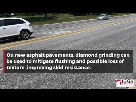 Grooving and Grinding Asphalt Pavement Creates a Smooth, Safe, Quiet Riding Surface