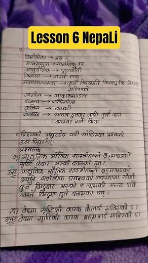 Class 12 Nepali book lesson 6 grammar exercises