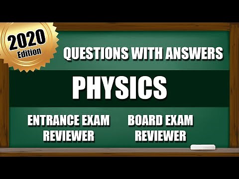 Entrance Exam Reviewer 2020 | Common Questions with Answer in Science - Physics | PART 1